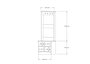 Hanah Home Mare Hall Stand Zafiro y Blanco
